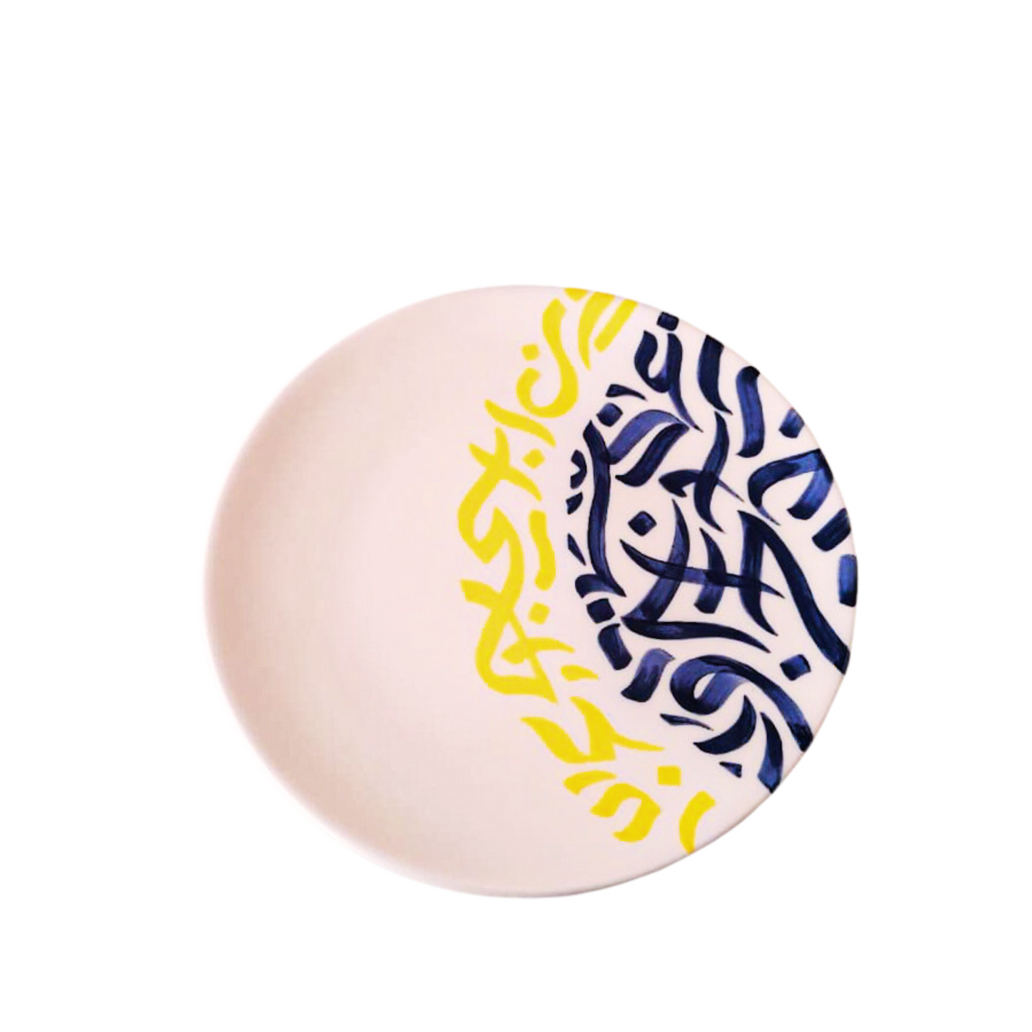 CALLIGRAPHY PLATE - BICOLOR