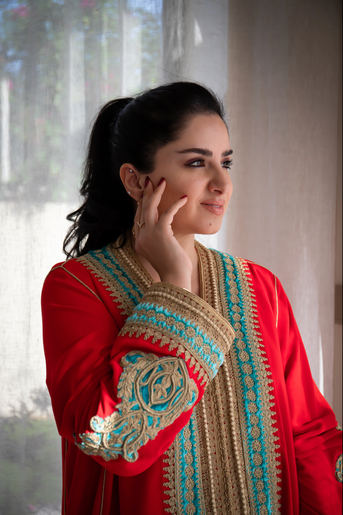CAFTAN - ROYAL RED