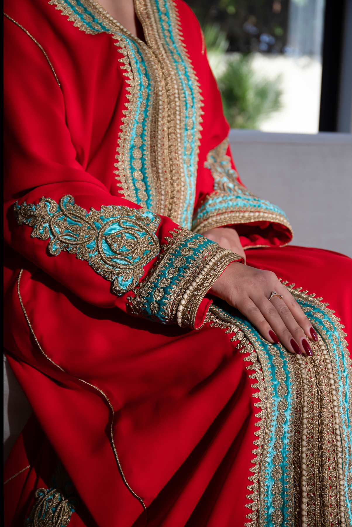 CAFTAN - ROYAL RED