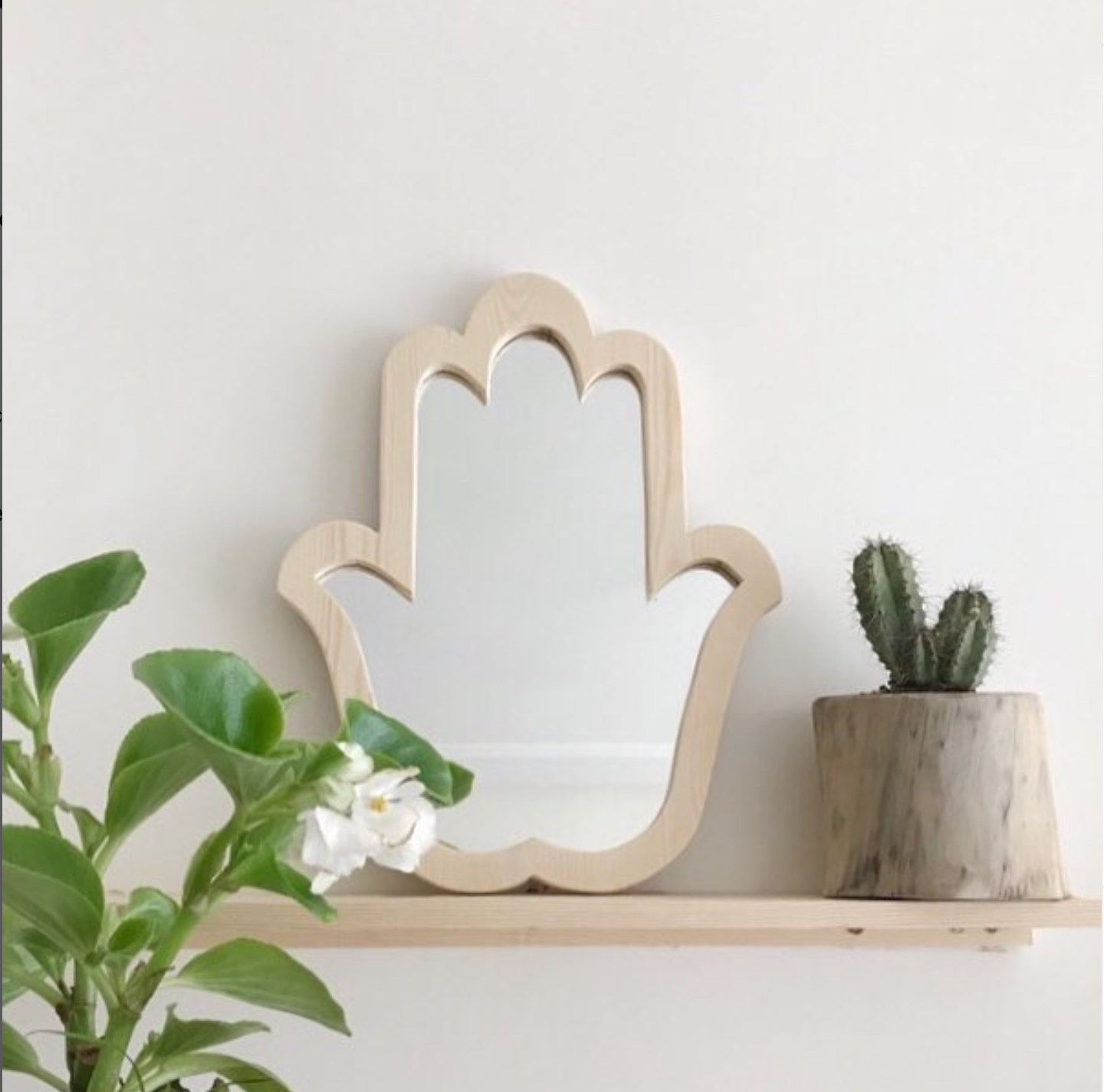 KIDS WOODEN MIRROR