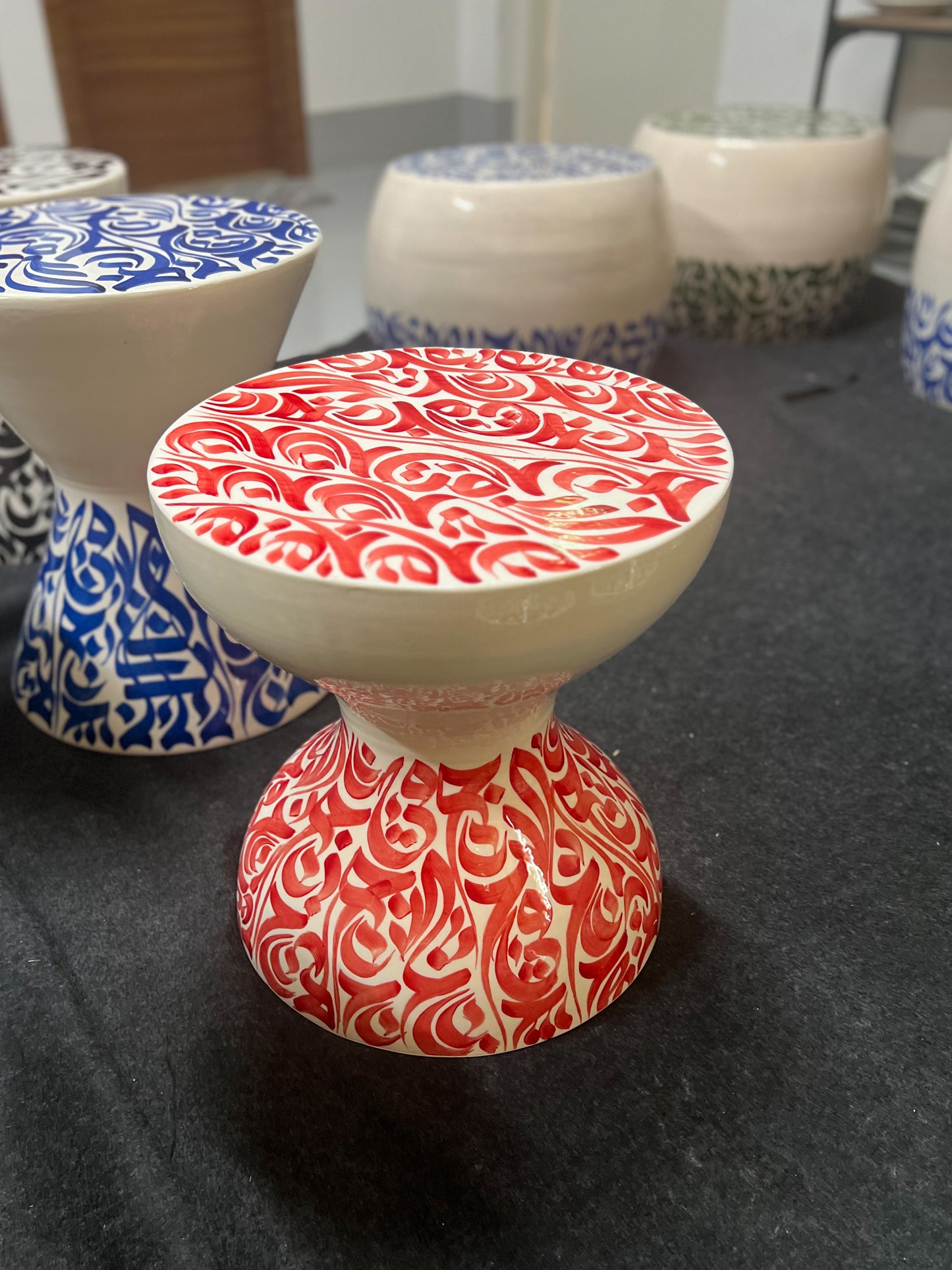 CALLIGRAPHY SIDE TABLE