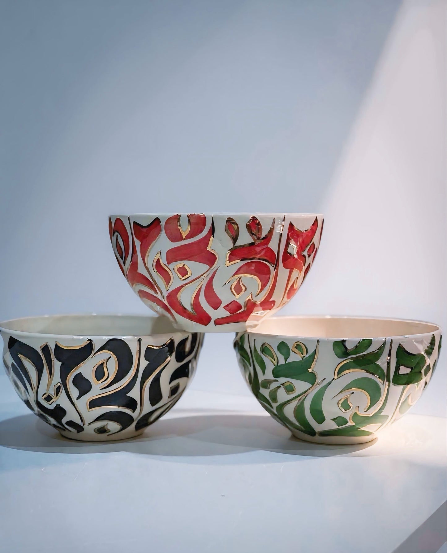 وعاء الخط العربي I ذهبى