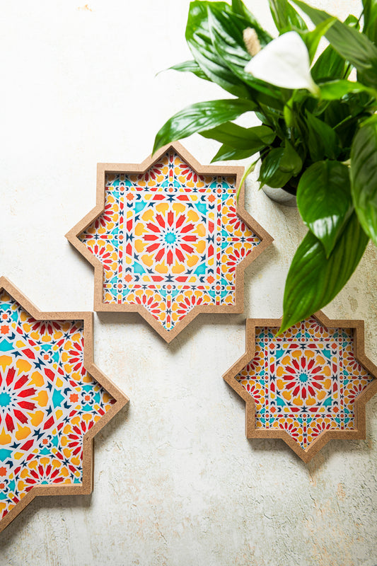 ZELLIGE TRAYS TRIO - Tadd-art