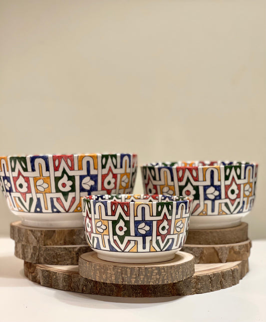 LABYRINTH SALAD BOWLS - Tadd-art